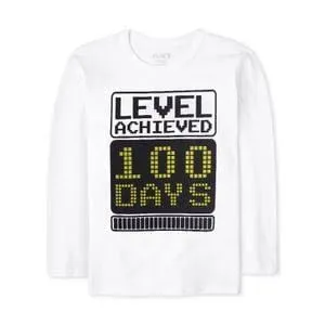 Kids Place (Fall) Sweatshirt - White "level achieved"
