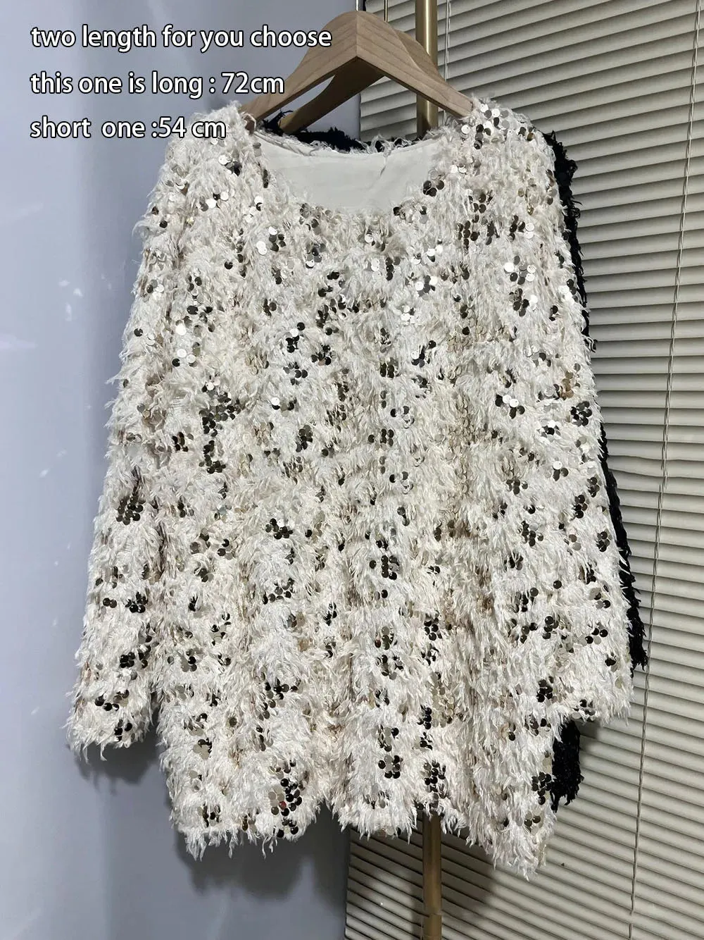 Knitted Tassel Women Pullover Sweater Solid Color Long Sleeve O-Neck Short Party Fringe Sweaters Female Streetwear C-301