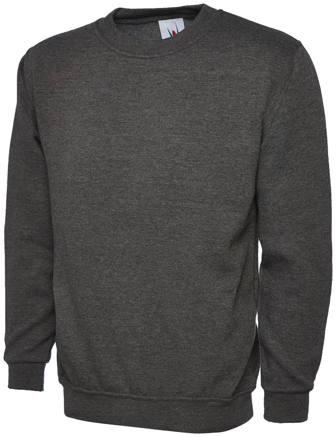 Ladies Deluxe Crew Neck Sweatshirt | Charcoal