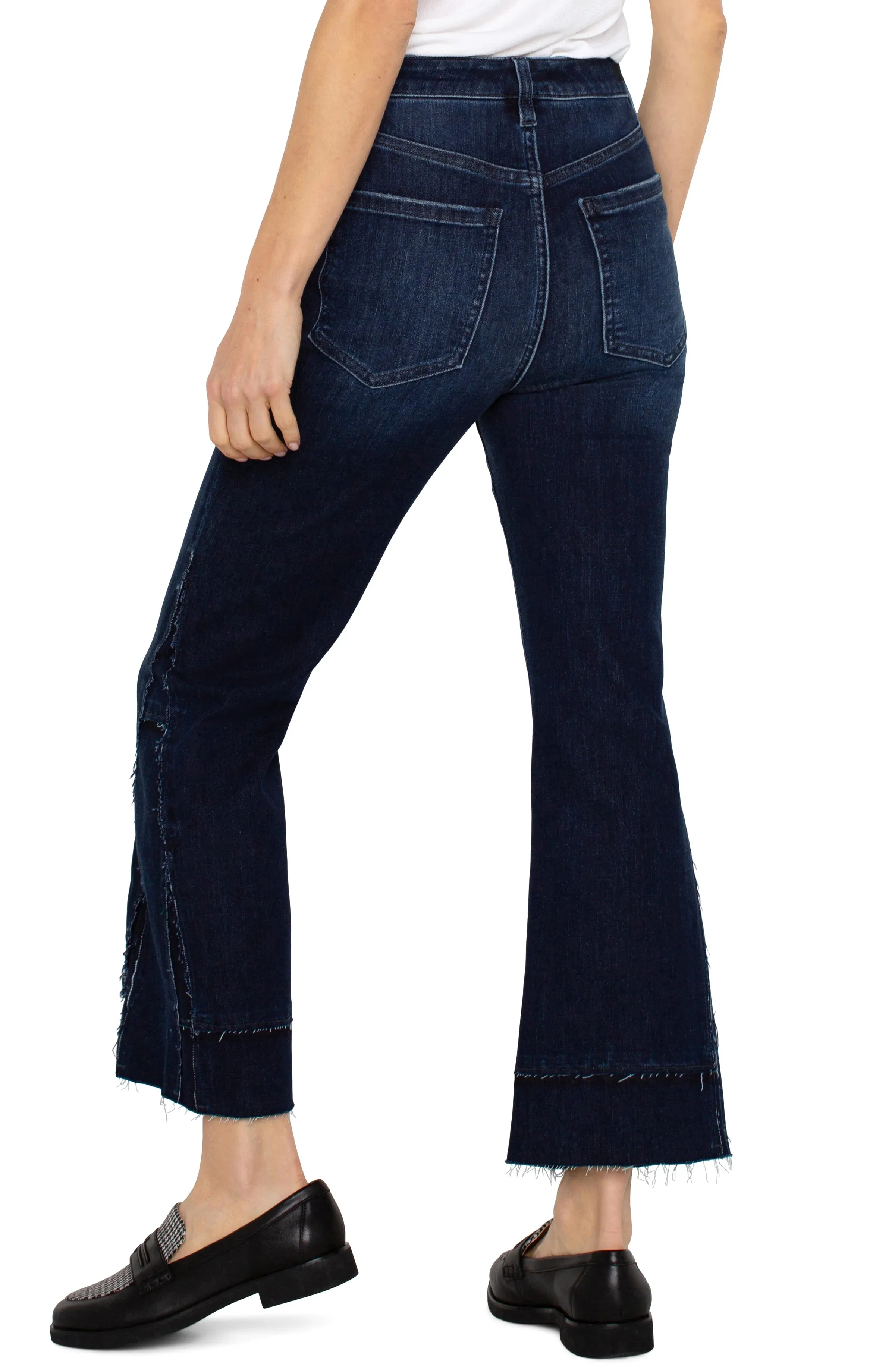 Liverpool Hannah Hi-rise Crop Flare Jeans