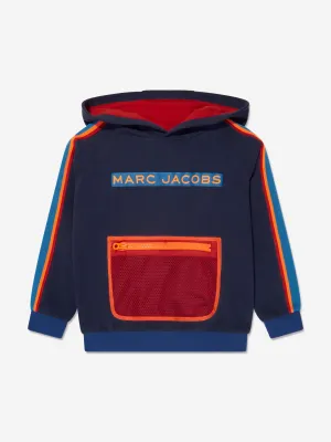 MARC JACOBS Boys Pocket Hoodie in Navy