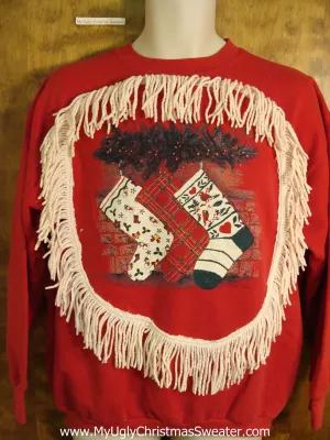 Massive Stockings Funny Christmas Sweatshirt