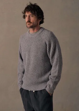 McTavish Waffle Knit Wool Jumper