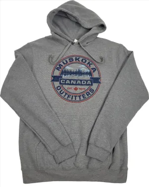 Medium Weight Muskoka Hoodie in Graphite