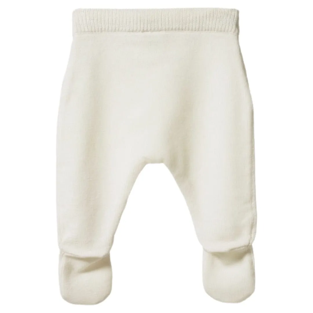 Merino Knit Romper - Natural