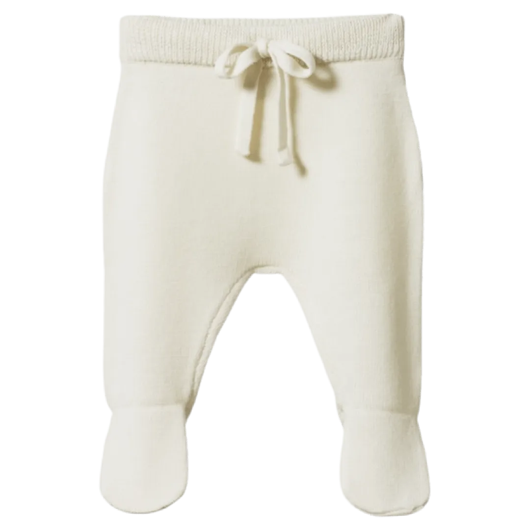 Merino Knit Romper - Natural