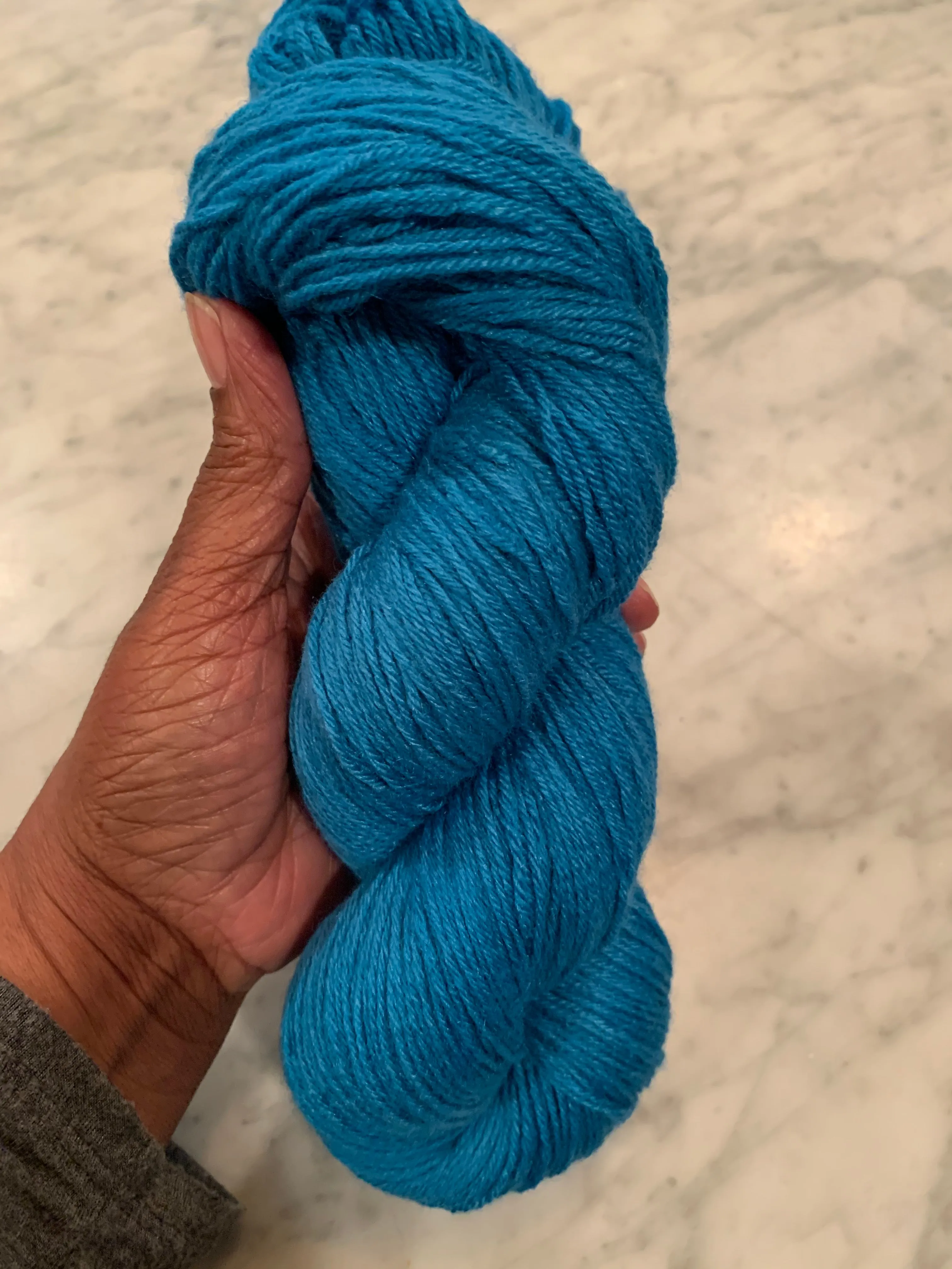 Merino/Silk - Fingering - Cerulean