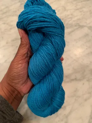 Merino/Silk - Fingering - Cerulean