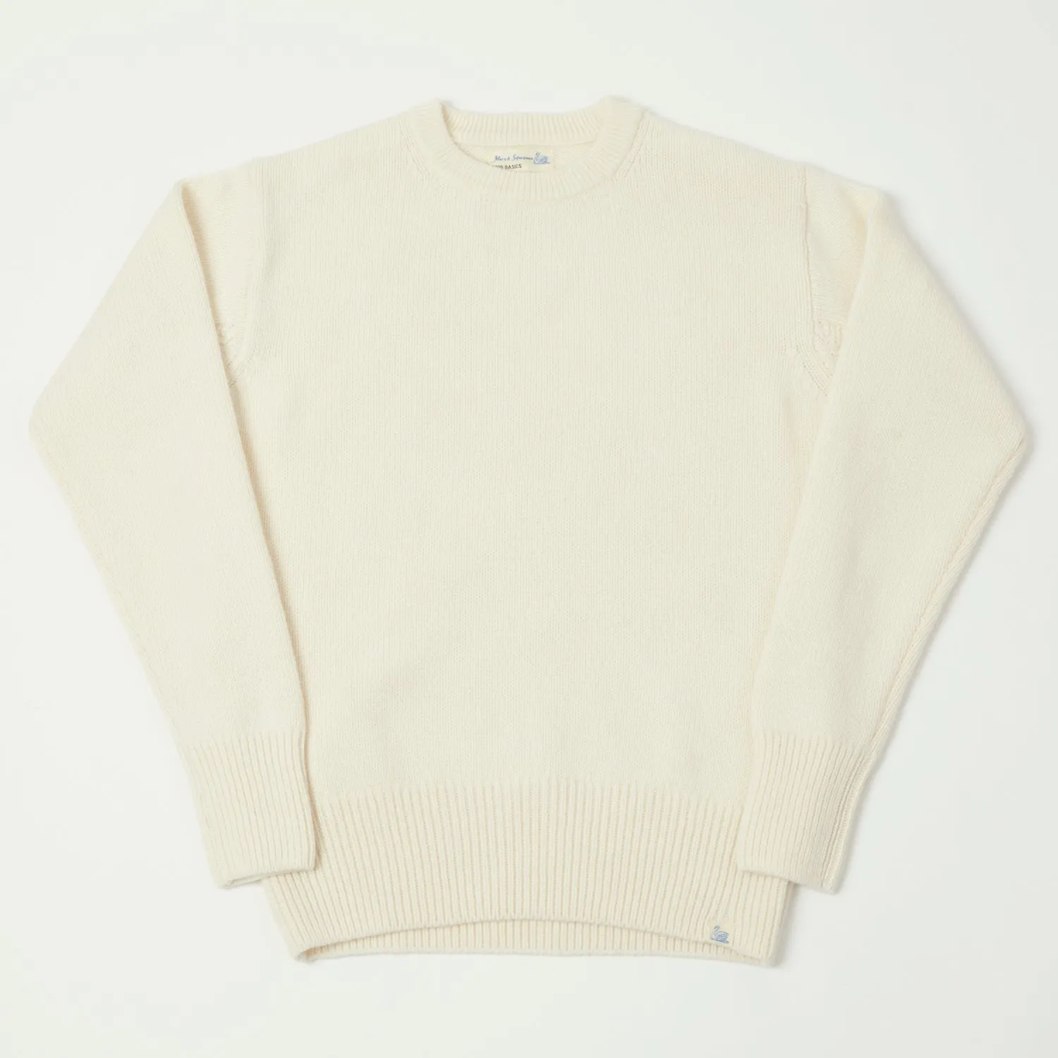 Merz b. Schwanen LOCC01 Knit Crew Neck Pullover - Nature