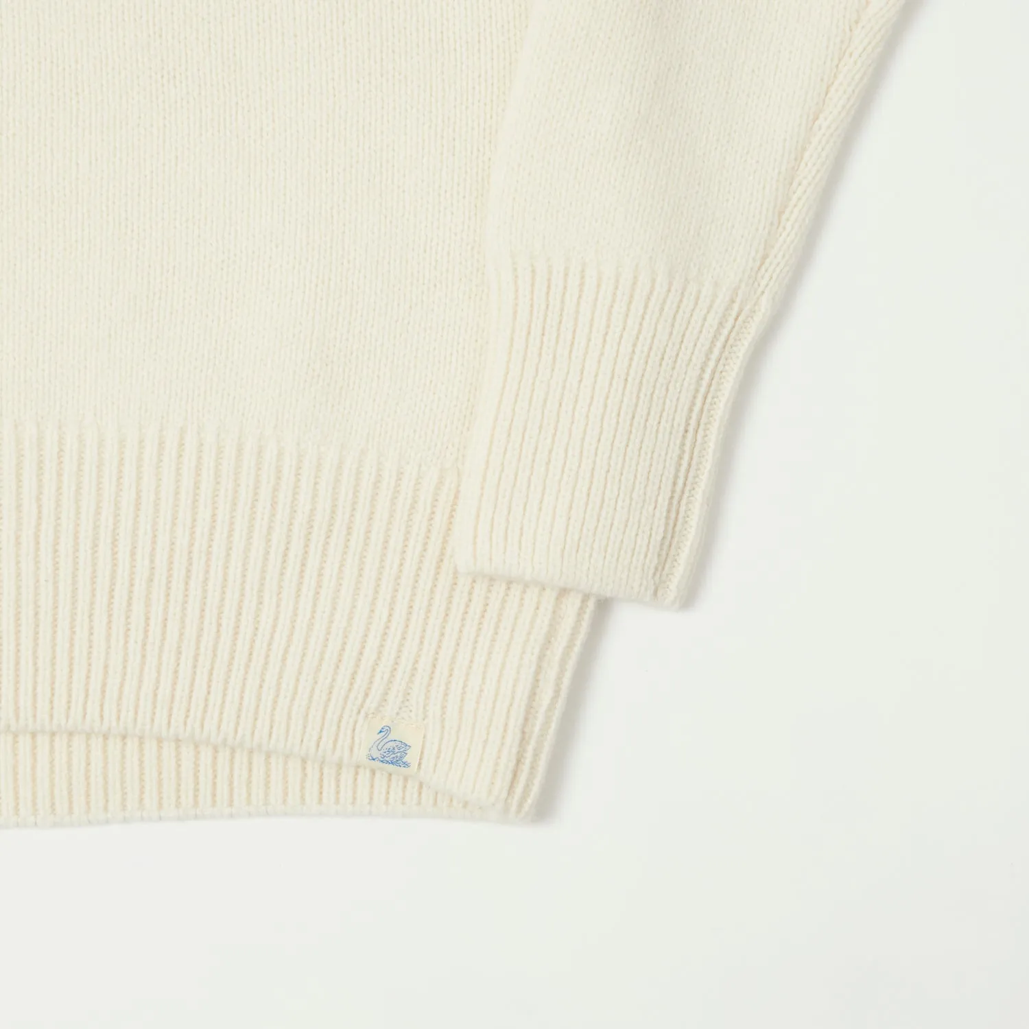 Merz b. Schwanen LOCC01 Knit Crew Neck Pullover - Nature