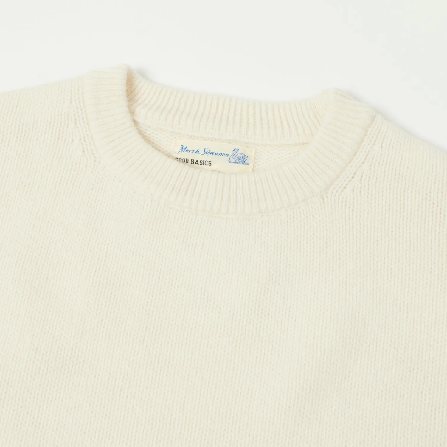 Merz b. Schwanen LOCC01 Knit Crew Neck Pullover - Nature