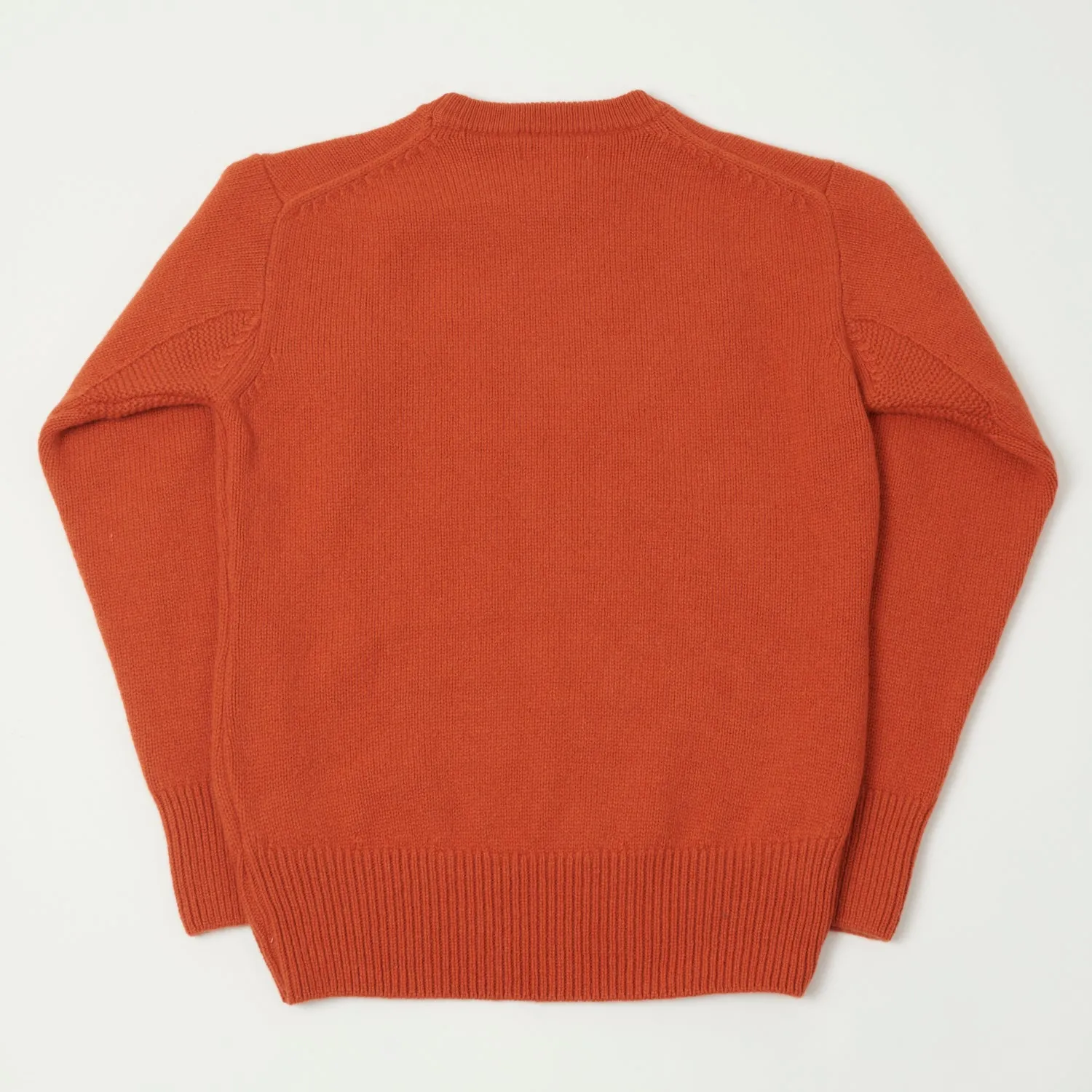Merz b. Schwanen LOCC01 Knit Crew Neck Pullover - Rust