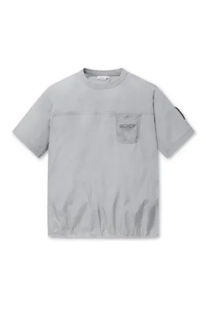 Mesh pocket Woven Sweatshirt