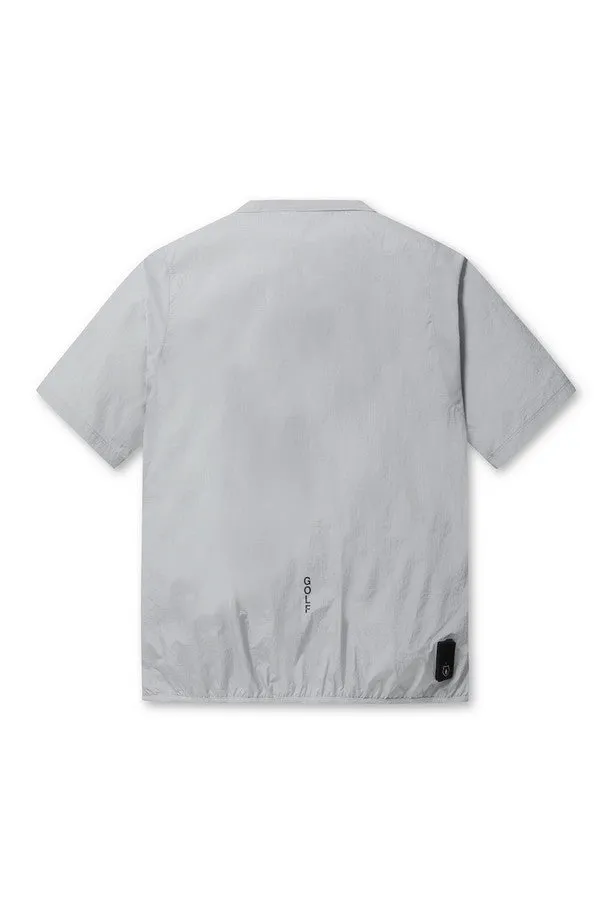 Mesh pocket Woven Sweatshirt