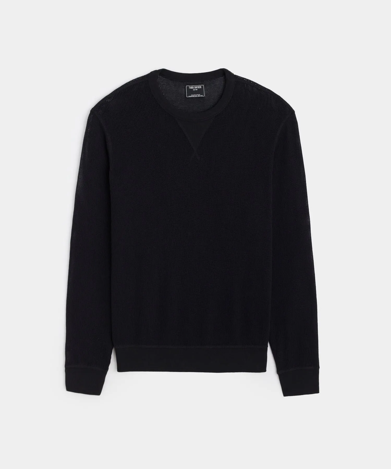 Mesh Sweatshirt in Black