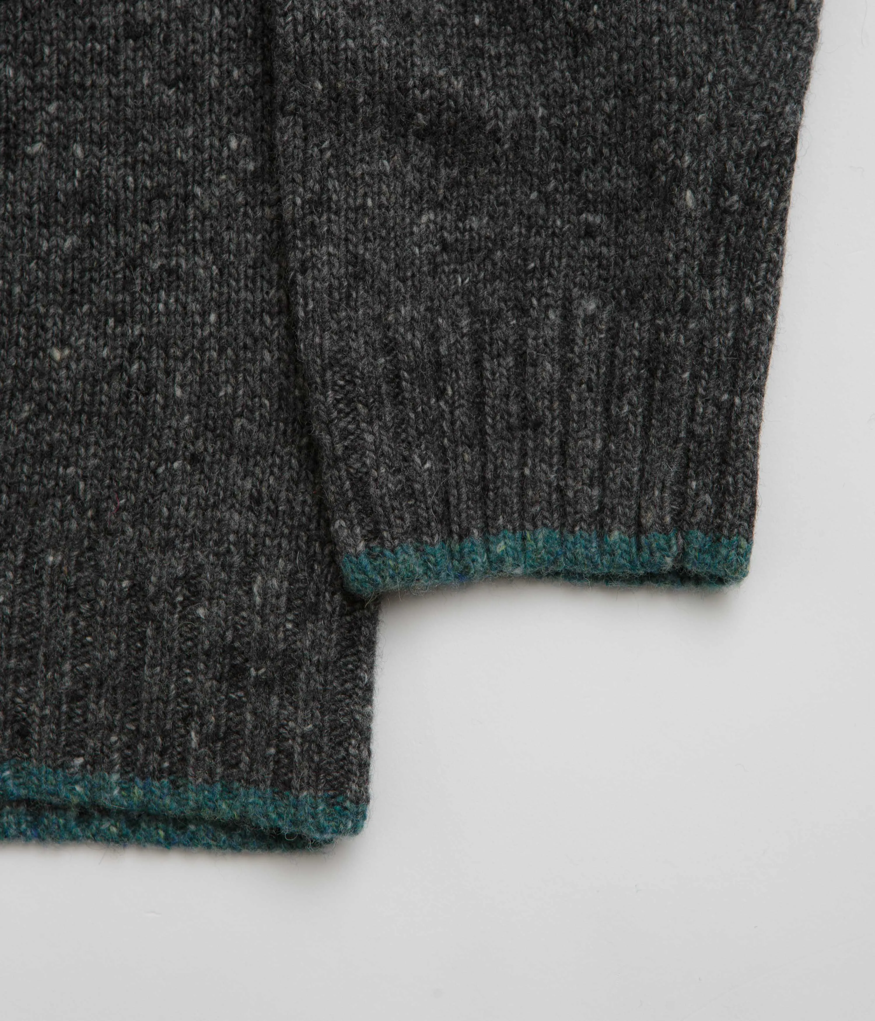 Mollusk Cambridge Sweatshirt - Charcoal Tipped