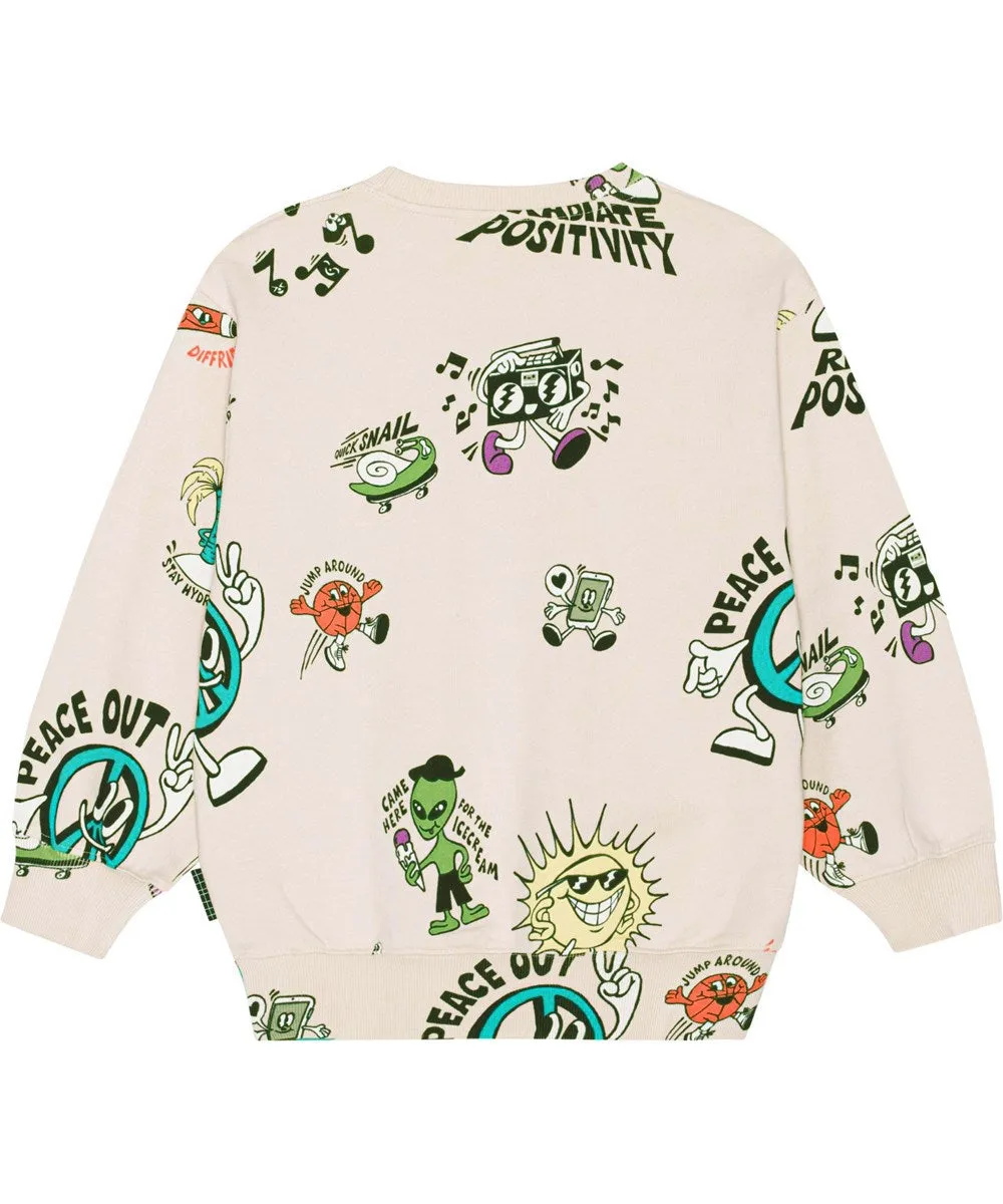 Monti printed sweatshirt for boy & girl