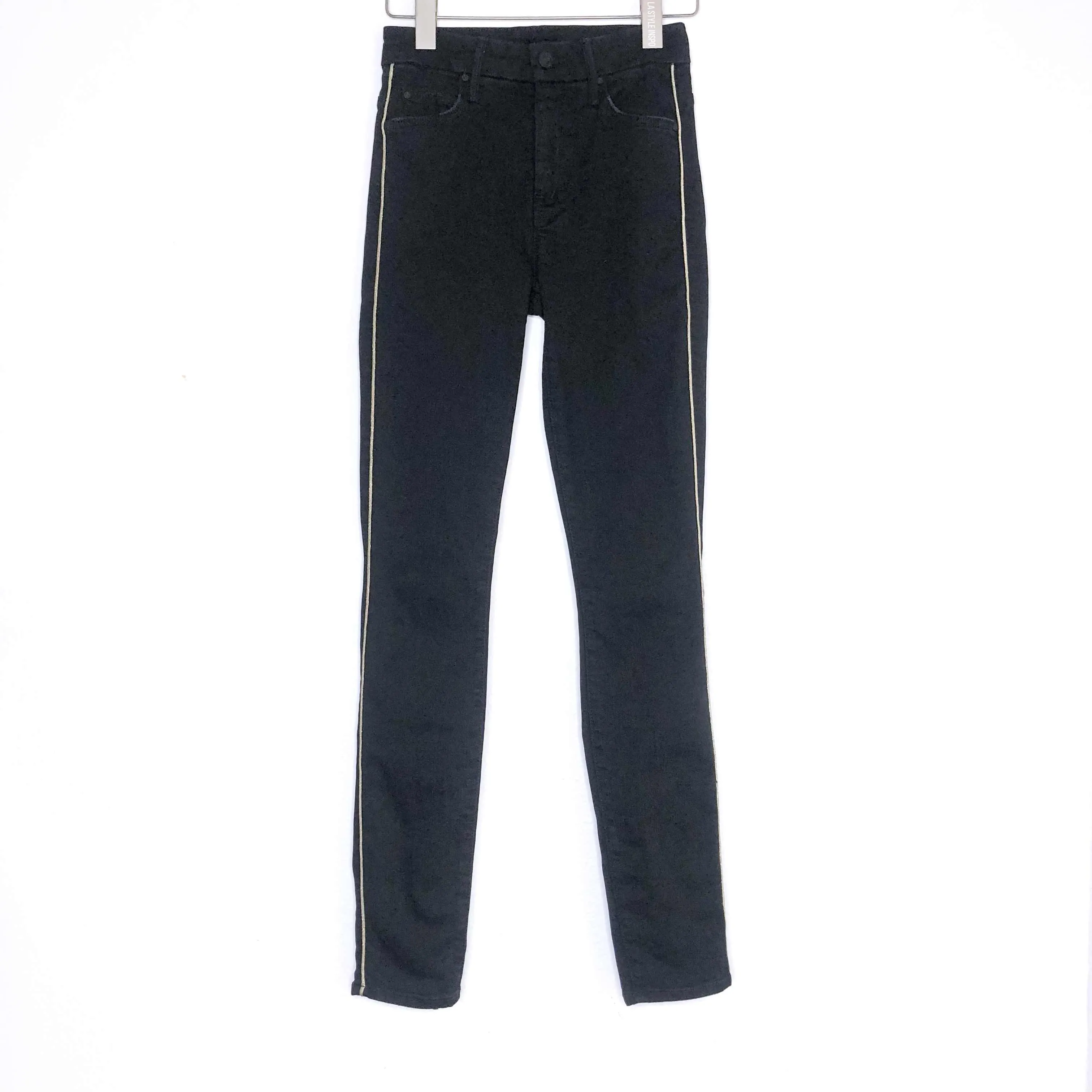 MOTHER Jeans High Wasted Looker Jeans Not Guilty One-Liner Size 24