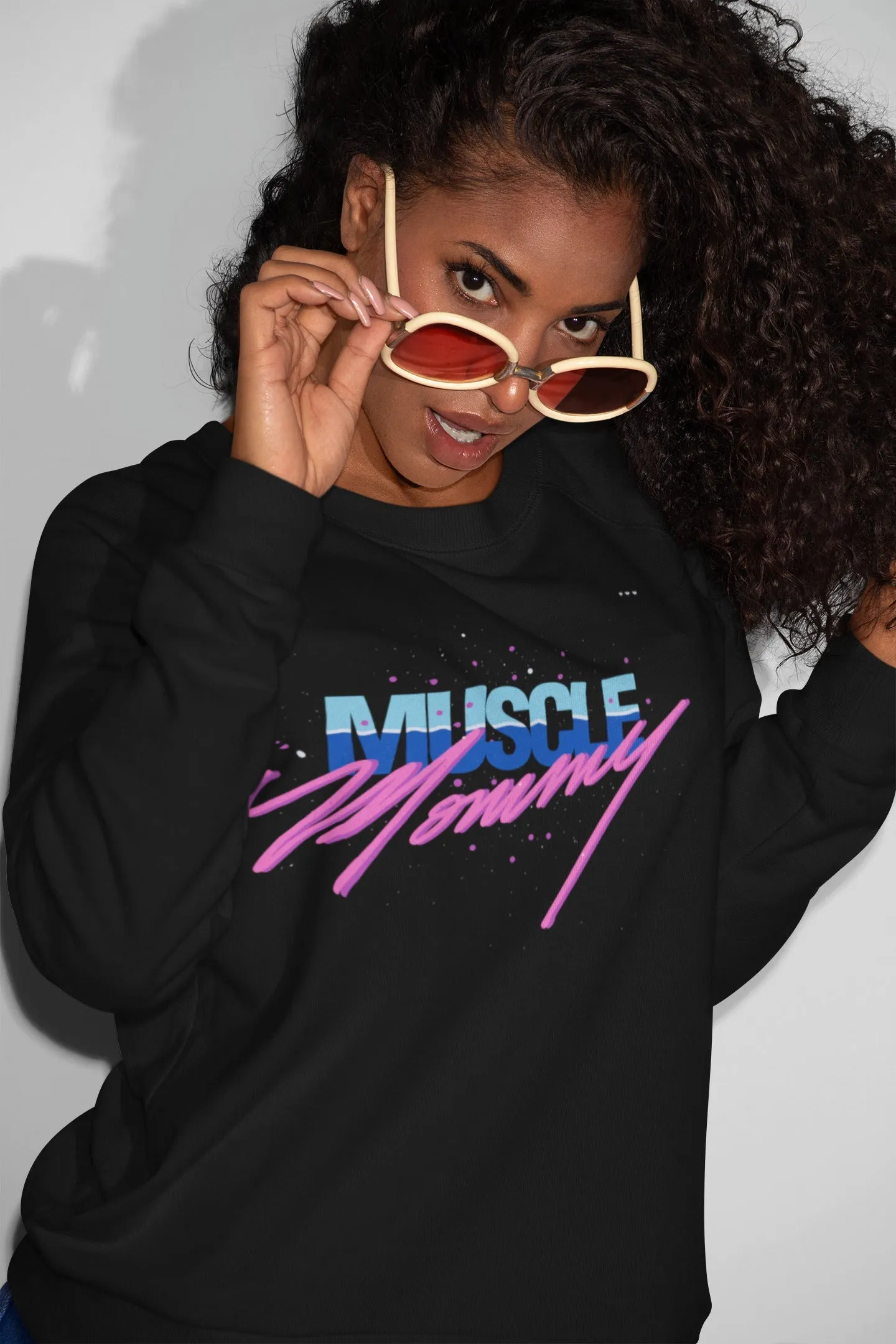 Muscle Mommy Relaxed Fit Sweatshirt For Women