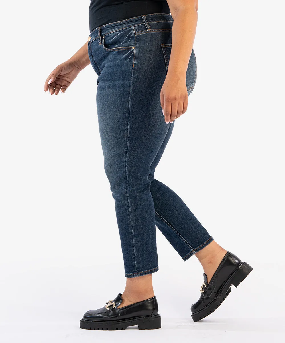 Naomi High Rise Fab Ab Crop Straight Leg, Plus