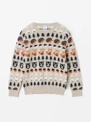 Nordic Animal Kids Jumper