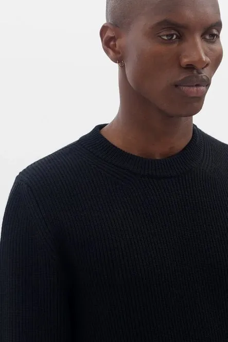 Norse Projects - Henning Merino Crewneck - Black
