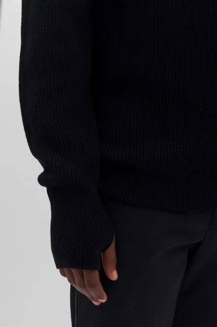 Norse Projects - Henning Merino Crewneck - Black