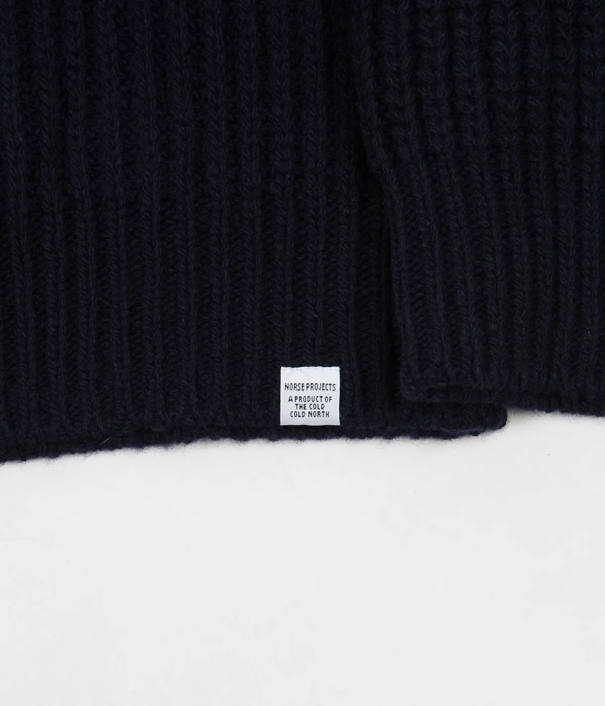 Norse Projects Viggo Military Stitch Crewneck Sweatshirt - Dark Navy