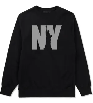 NY Statue Of Liberty Mens Crewneck Sweatshirt