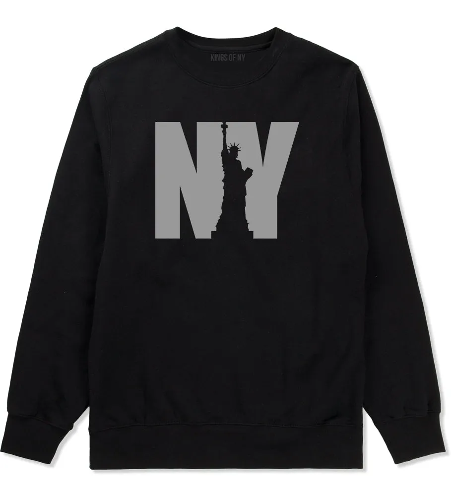 NY Statue Of Liberty Mens Crewneck Sweatshirt