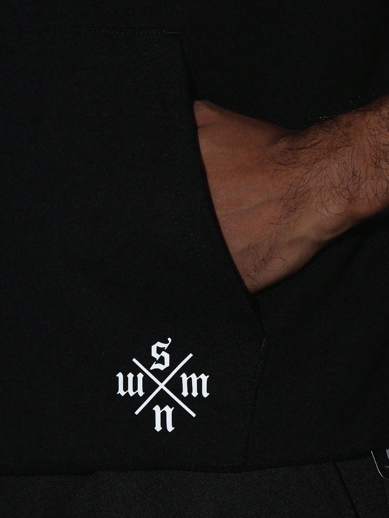 Overhead Sleeveless Hoodie With Colour Block Mesh Detail At The Back College Ready