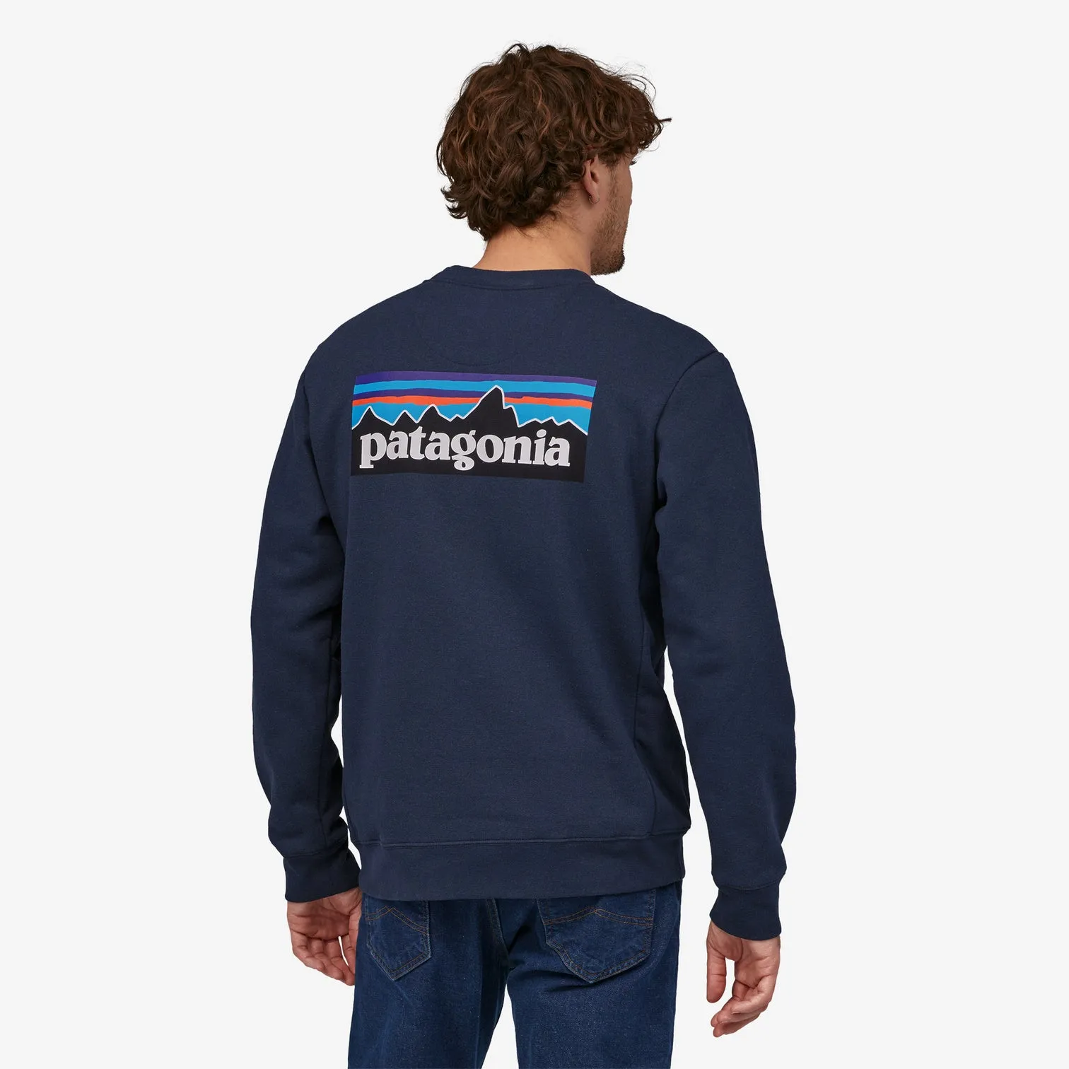 Patagonia P-6 Logo Uprisal Crew Sweatshirt - New Navy