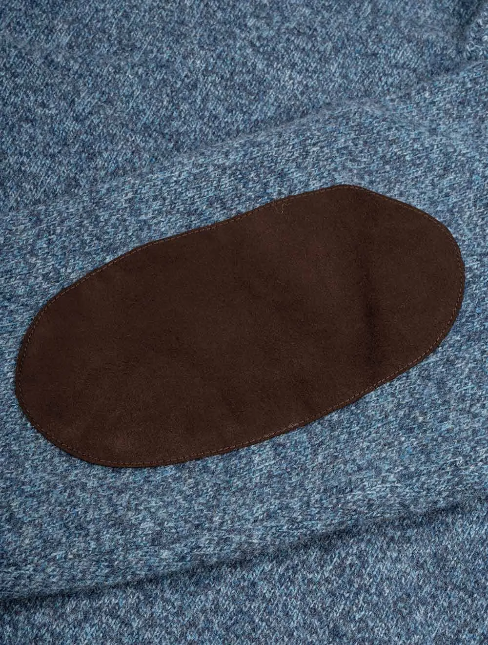 Patch Half Zip Blue