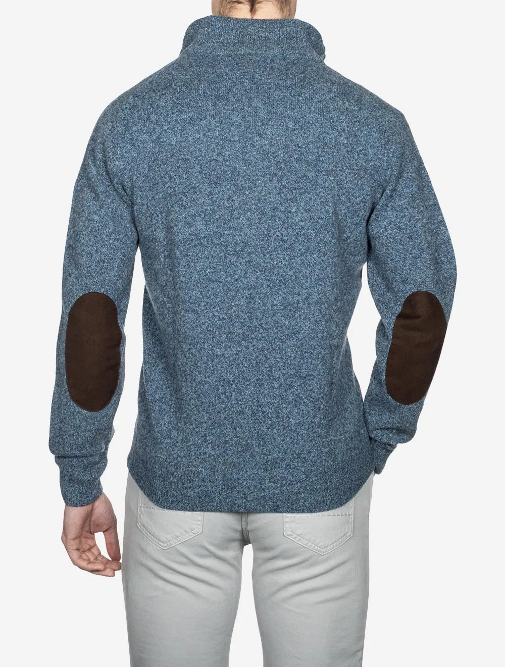 Patch Half Zip Blue
