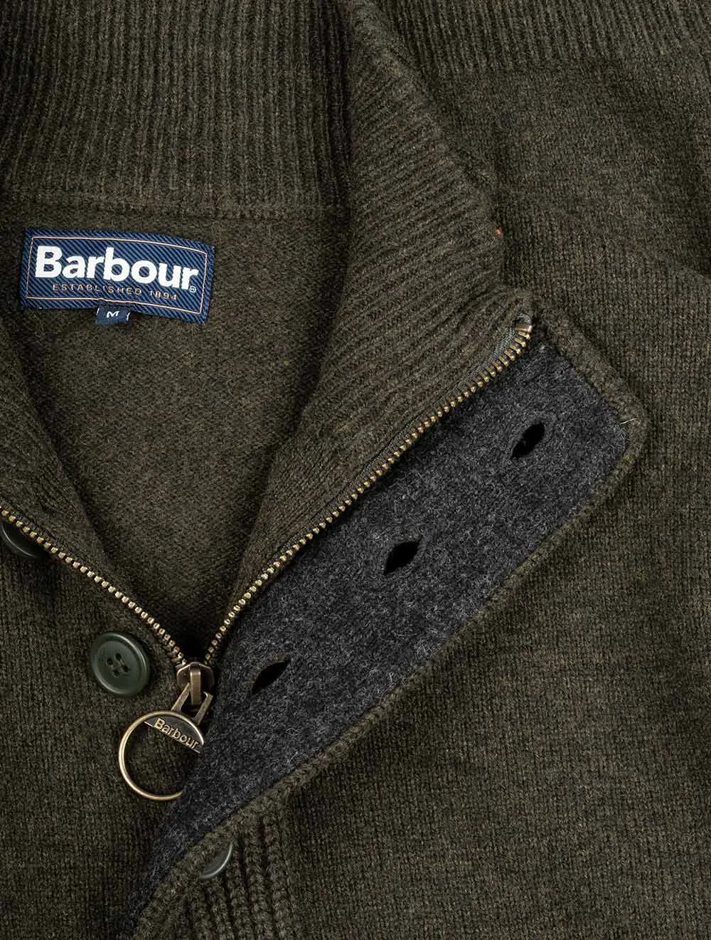 Patch Half Zip Seaweed