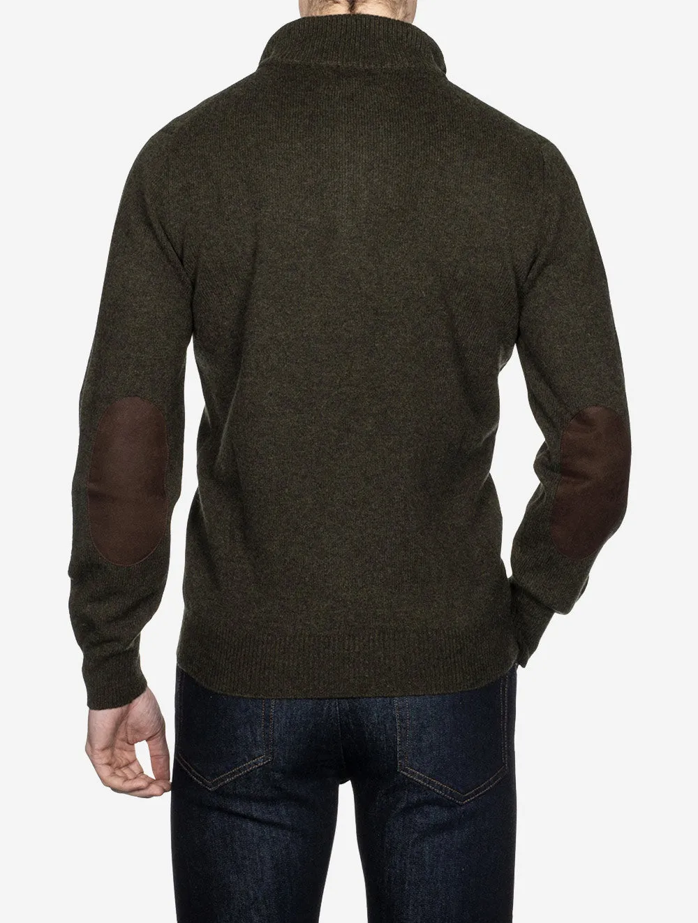 Patch Half Zip Seaweed