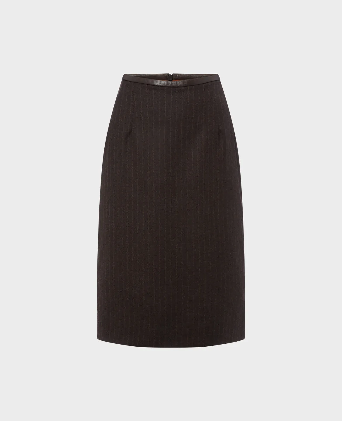 Pencil Wool Skirt