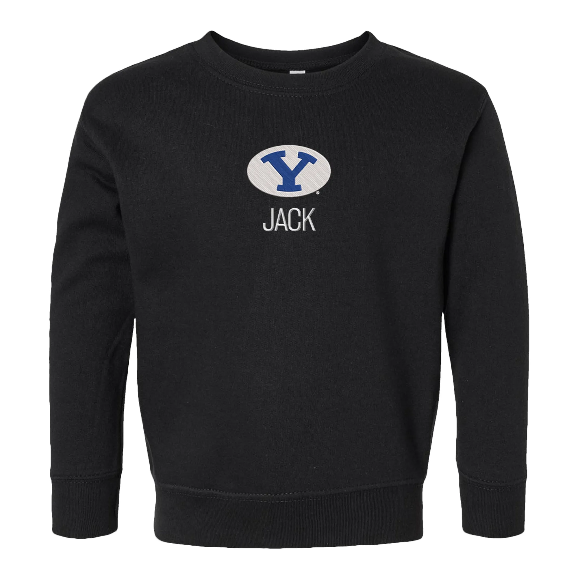 Personalized Brigham Young Cougars Toddler Crewneck Sweatshirt