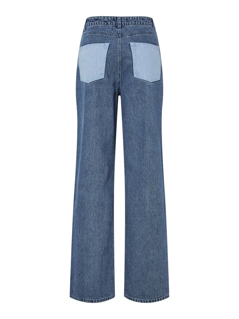 Pieces Famy - High wide jeans