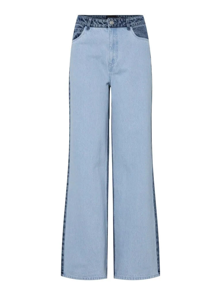 Pieces Famy - High wide jeans