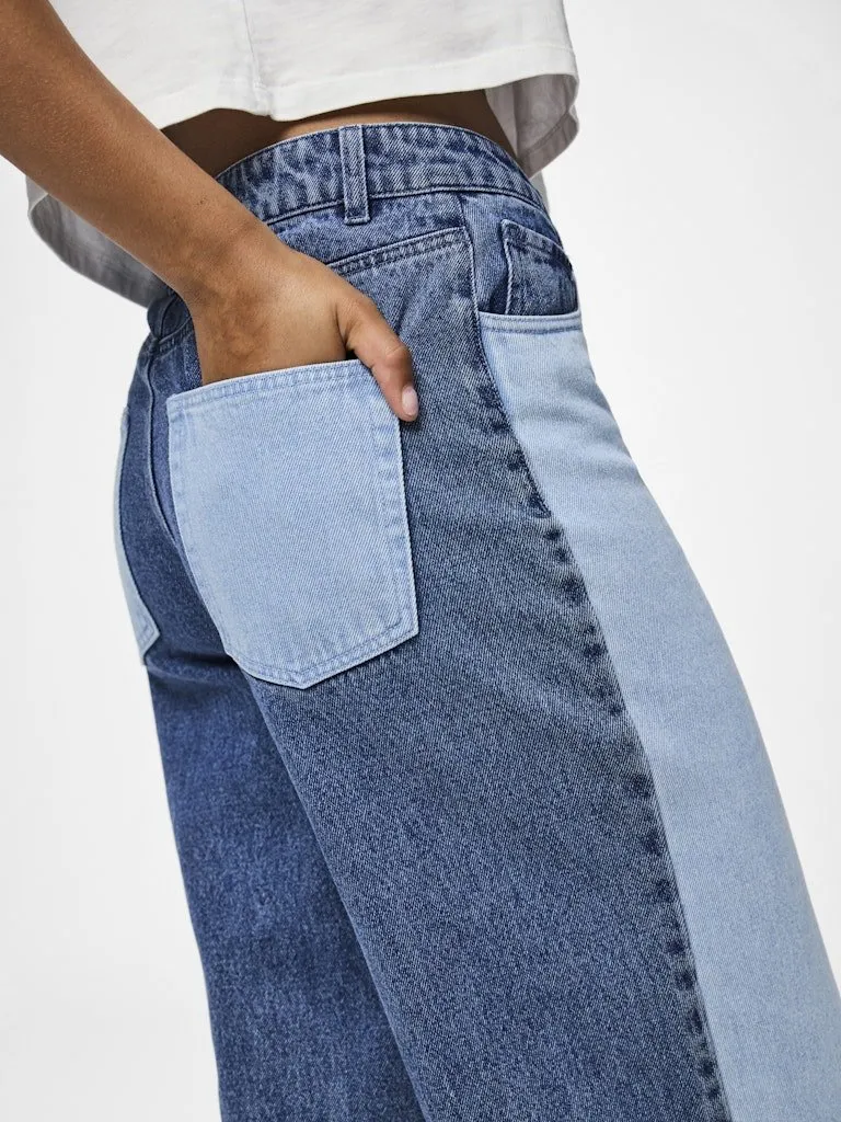 Pieces Famy - High wide jeans