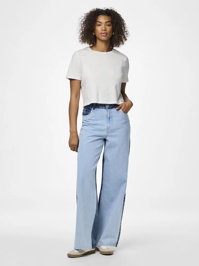 Pieces Famy - High wide jeans