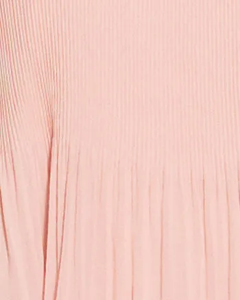 Quinn Off Shoulder Pleated Top | Pink