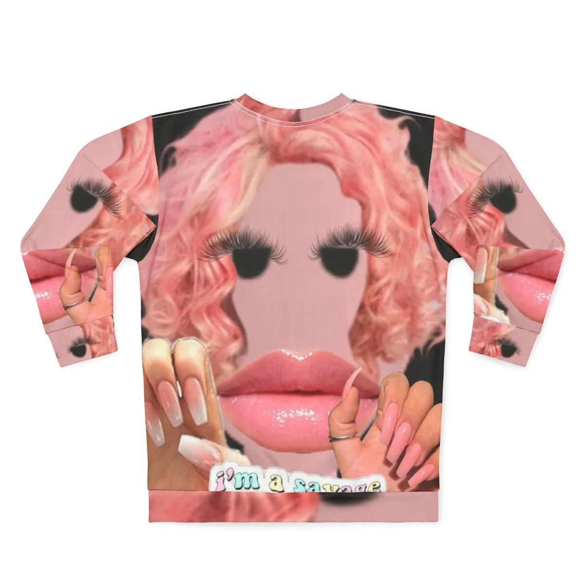 "Slay Queen" Graphic Sweatshirt for Roblox Fans