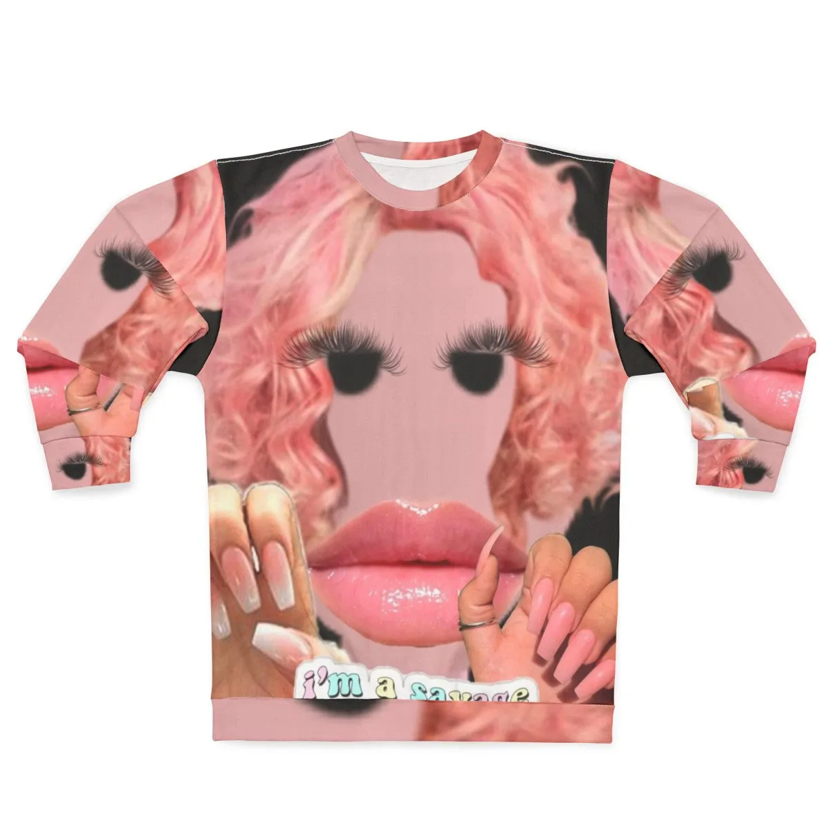 "Slay Queen" Graphic Sweatshirt for Roblox Fans