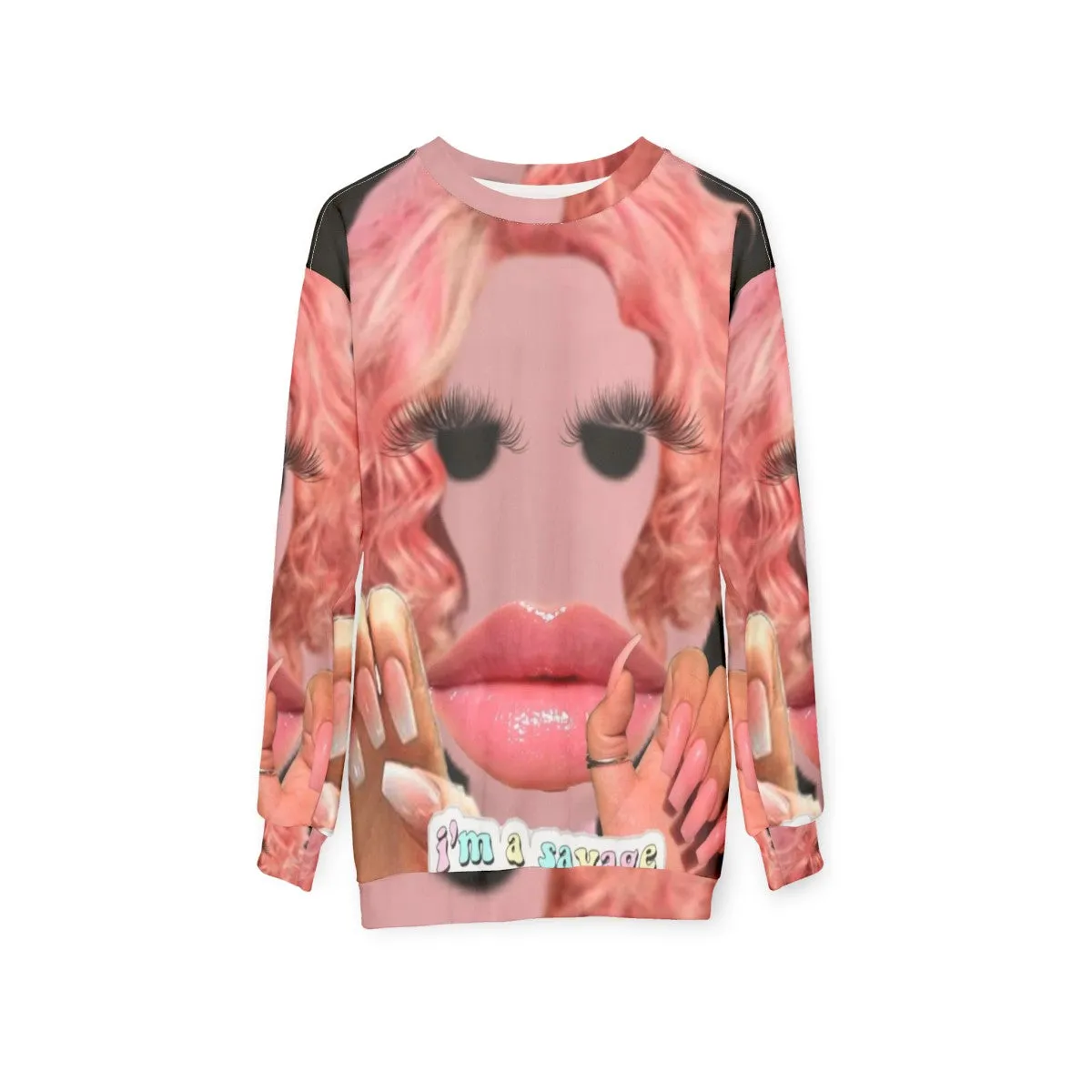 "Slay Queen" Graphic Sweatshirt for Roblox Fans