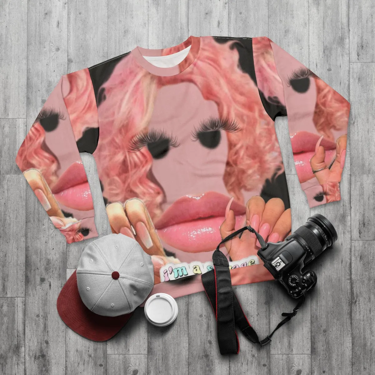 "Slay Queen" Graphic Sweatshirt for Roblox Fans