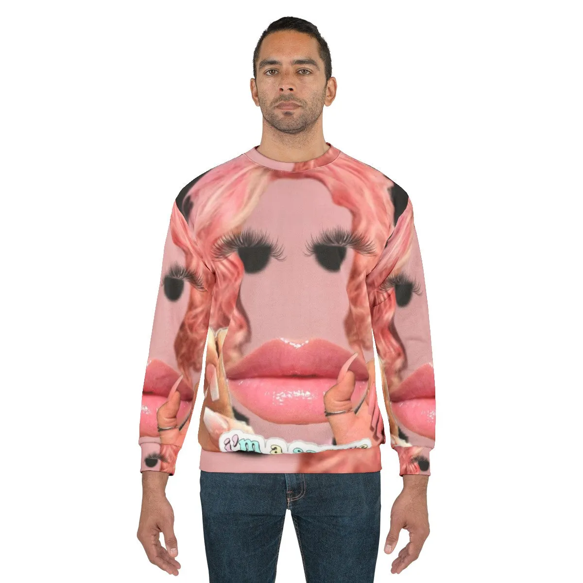"Slay Queen" Graphic Sweatshirt for Roblox Fans