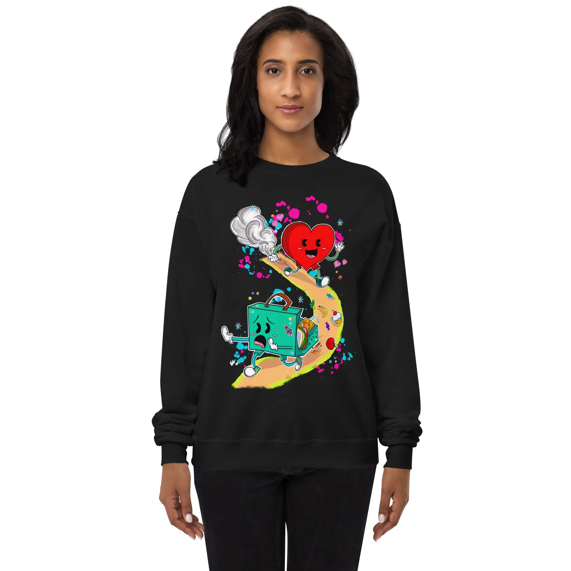 "The Heart Knows what it Wants" Fleece Sweatshirt