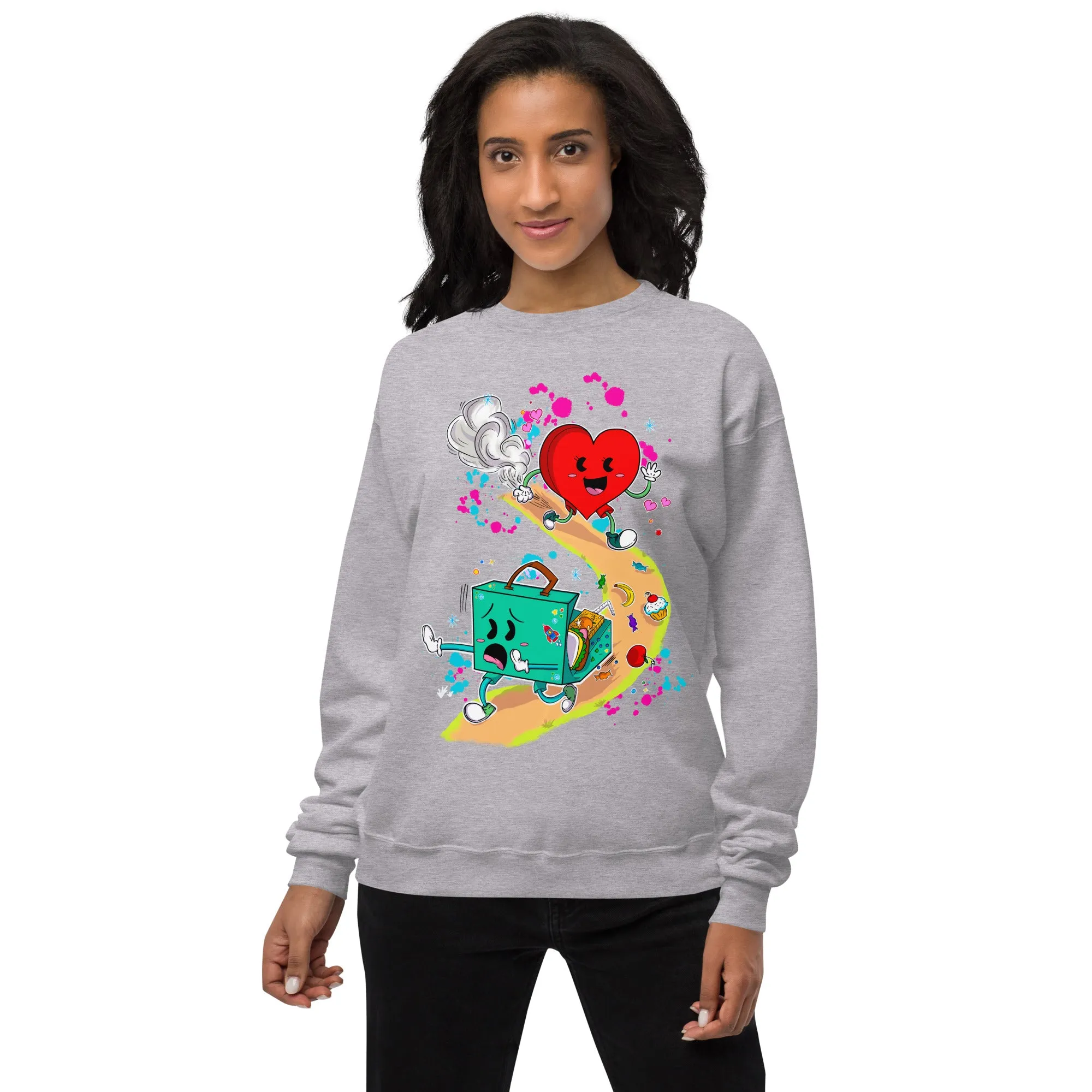 "The Heart Knows what it Wants" Fleece Sweatshirt